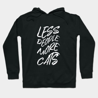 Less People More Cats Hoodie